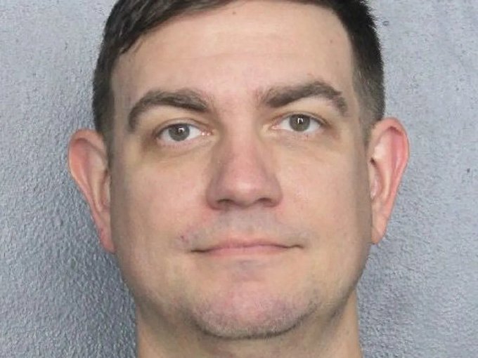 Police officers in Margate, Fla., arrested John Lapinski, 41, on Oct. 31, charging him with being a felon possessing a gun and an unregistered silencer. Prosecutors had convicted Lapinski twice in 2005 for resisting an officer with violence.