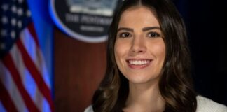 Kingsley Wilson, Pentagon press secretary. Credit: U.S. Department of Defense.