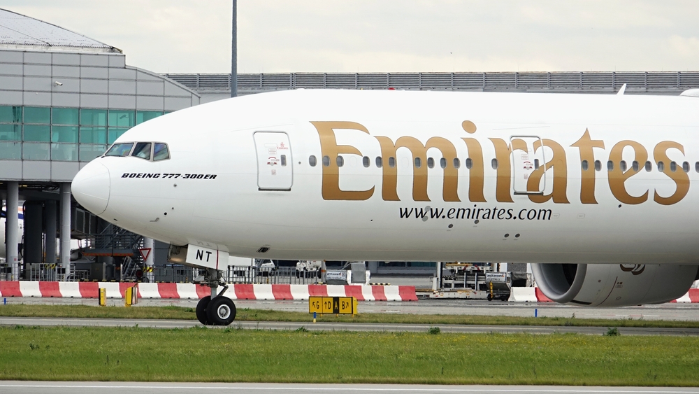 Prague,,Czech,Republic,,July,15,,2024,Boeing,777-300,Emirates,Airlines,