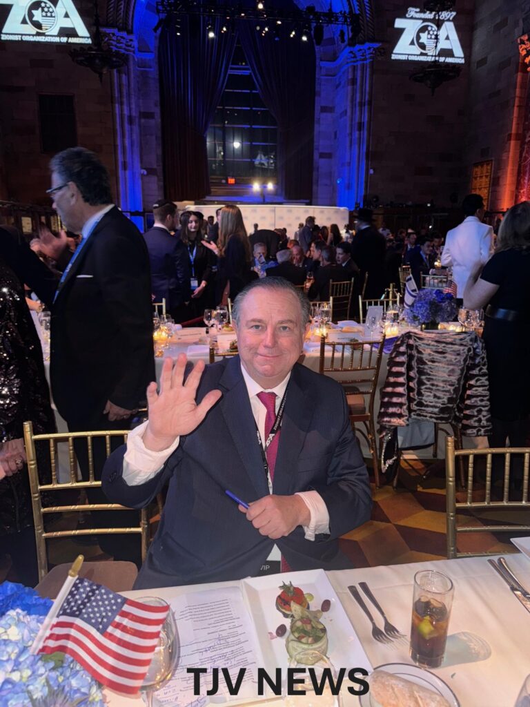 Newsmax CEO Chris Ruddy at ZOA Gala 2024 (Lieba Nesis)