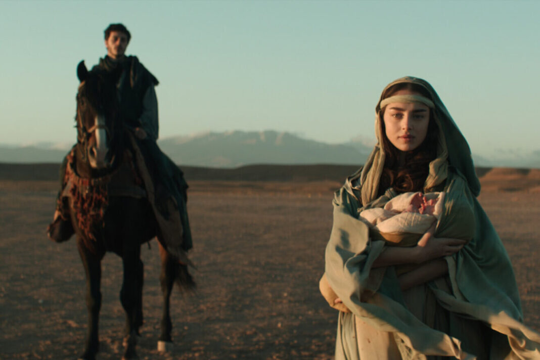 Israeli actress Noa Cohen portrays the Virgin Mary. Credit: Netflix.