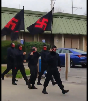 Columbus community leaders are uniting to condemn the disturbing actions of an armed neo-Nazi group that marched through the Short North neighborhood on Saturday afternoon