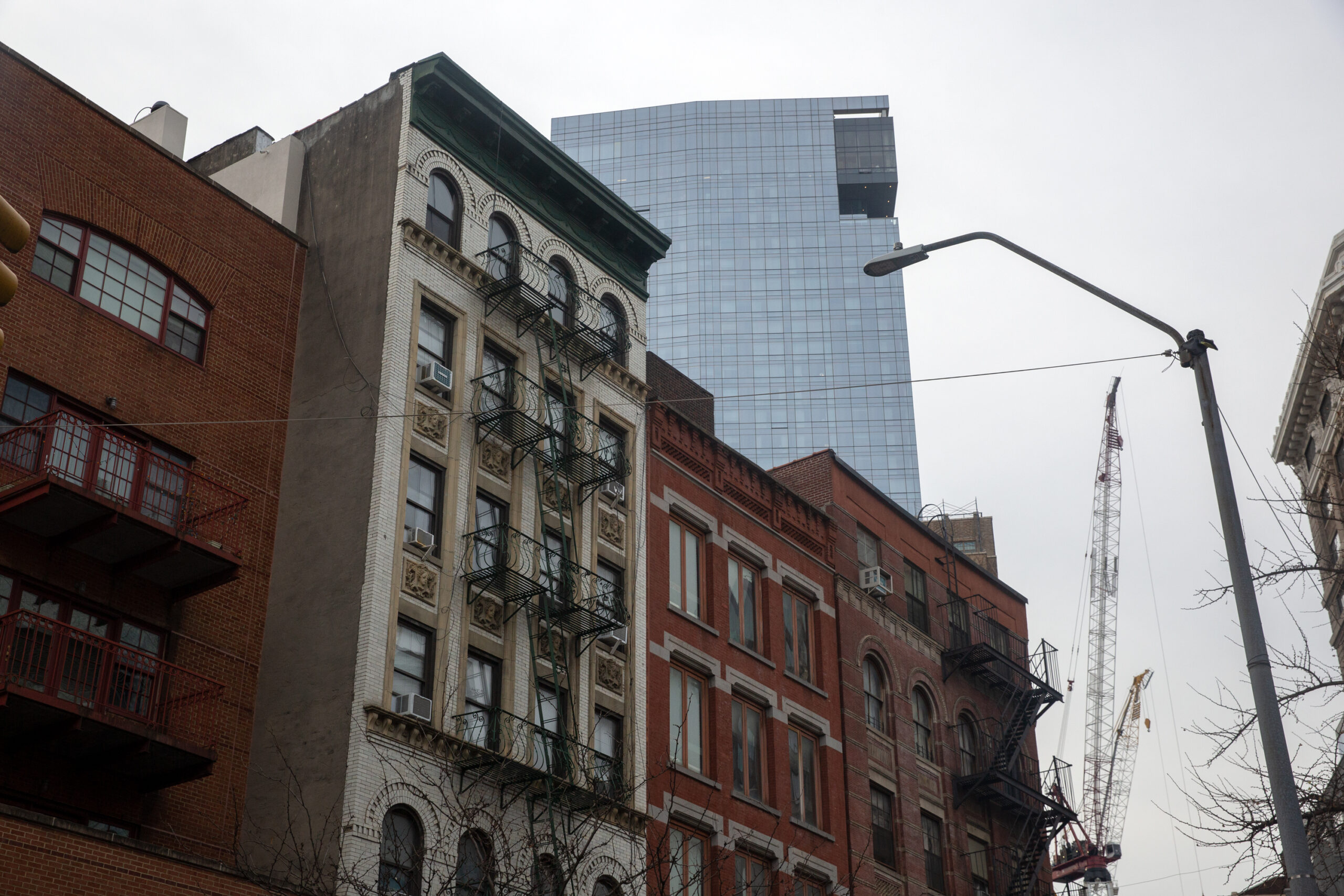 The old and the new in SoHo. Dec. 9, 2021.