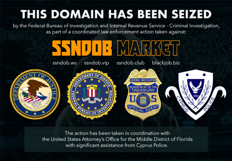 SSNDOB Seized SSNDOB