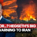 Hegseth Says US Will Initiate Military Action, Reimpose Blockade If Iran Doesn’t Comply